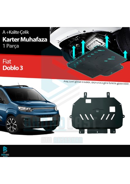 Fiat Doblo Çelik Karter Muhafaza Koruma 2023 Üzeri A+ Kalite