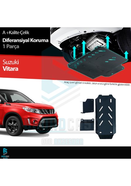 Suzuki Vitara Çelik Diferansiyel Koruma 2019 Üzeri A+ Kalite
