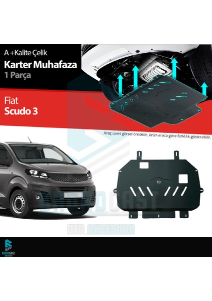 Fiat Scudo Çelik Karter Muhafaza Koruma 2020 Üzeri A+ Kalite