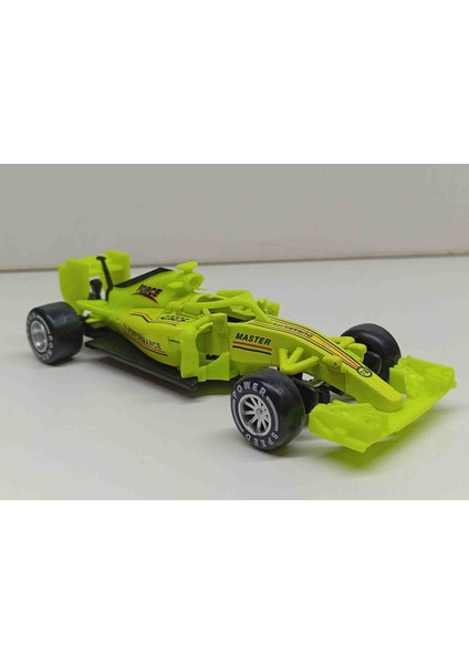 1:32 Metal Küçük Boy Yarış Arabası 13 cm