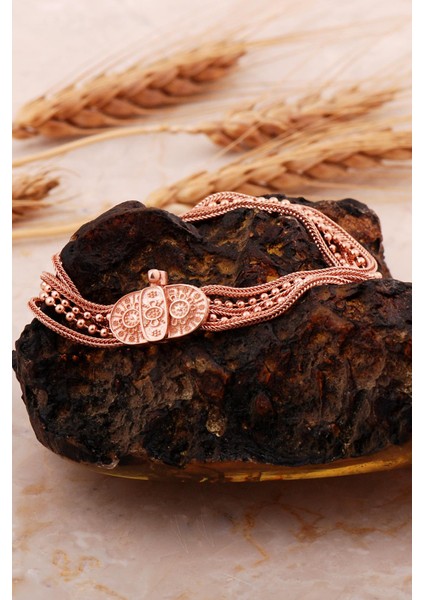 Midyat Hasırı Rose Gümüş Mezopotamya Güneşi Akıtma Bileklik 4710 fiyatları