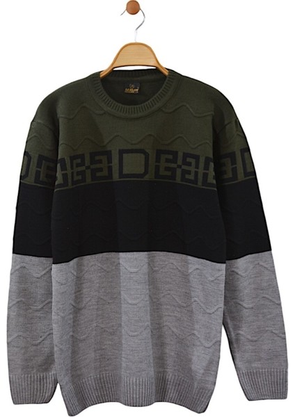 Akrilik Triko Desenli Erkek Kazak-02 modelleri