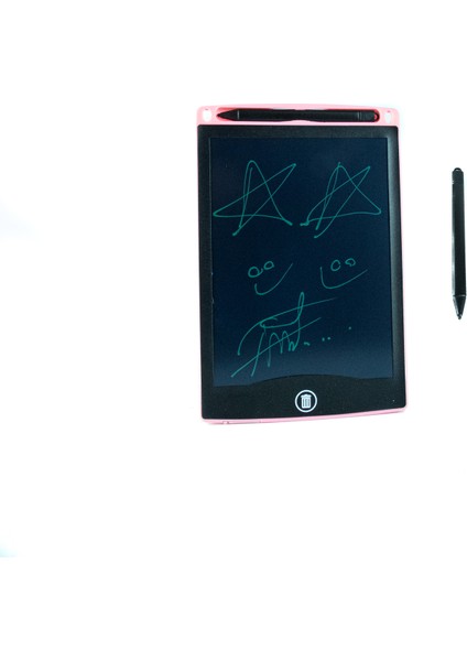 Çocuk Yazı Tahtası Dijital Ekran Kalemli 20*15 cm Pembe
