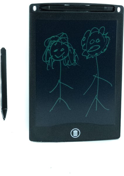 Çocuk Yazı Tahtası Dijital Ekran Kalemli 20*15 cm Siyah
