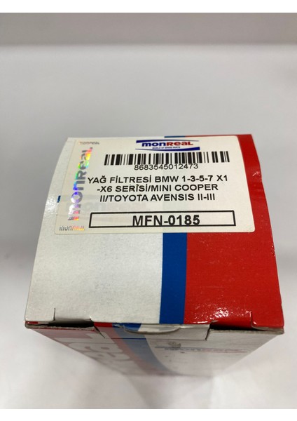 MFN-0185 Yağ Filtresi Bmw 1-7 Serisi - X1-X6 / Mini Cooper Iı - Countryman - Clubman / Toyota Avensis Iı-Iıı fırsatları