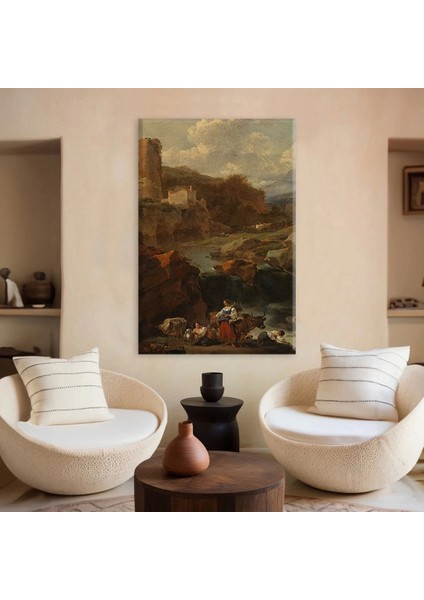 Antik Harabeler Üzerinde Kanvas Tablo fiyatları