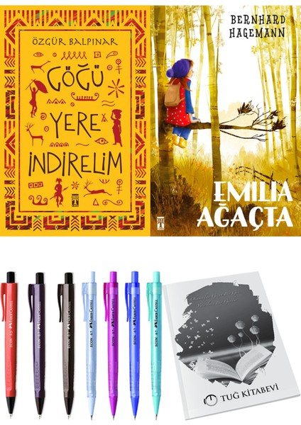 Emilia Ağaçta ve Göğü Yere İndirelim 2'li Set - Kalem