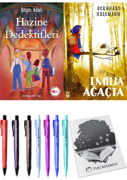 Emilia Ağaçta ve Hazine Dedektifleri 2'li Set - Kalem