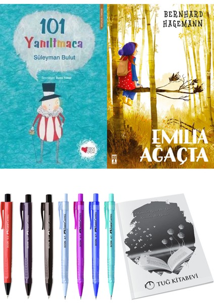 Emilia Ağaçta ve 101 Yanıltmaca 2'li Set - Kalem