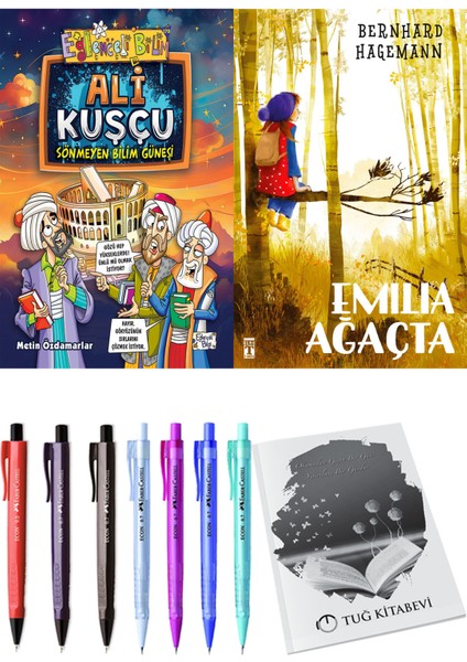 Emilia Ağaçta ve Ali Kuşçu Sönmeyen Bilim Güneşi 2'li Set - Kalem