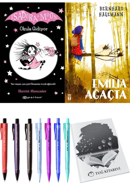 Emilia Ağaçta ve Isadora Moon 1 Okula Gidiyor 2'li Set - Kalem