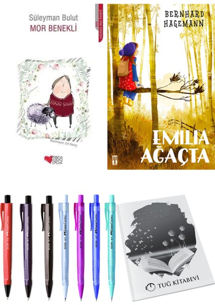 Emilia Ağaçta ve Mor Benekli 2'li Set - Kalem
