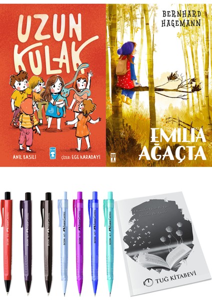 Emilia Ağaçta ve Uzun Kulak 2'li Set - Kalem