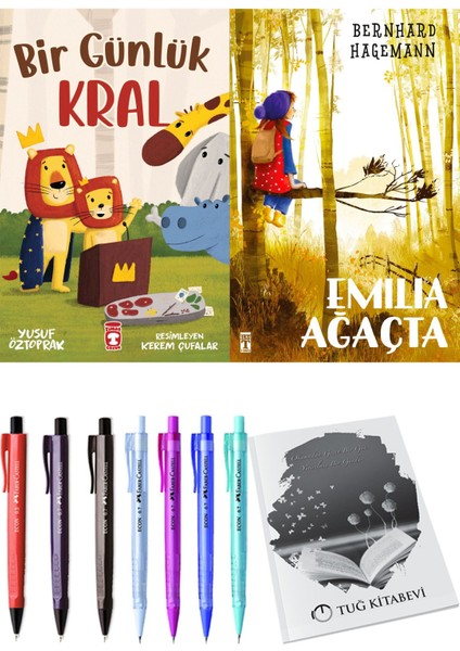 Emilia Ağaçta ve Bir Günlük Kral 2'li Set - Kalem
