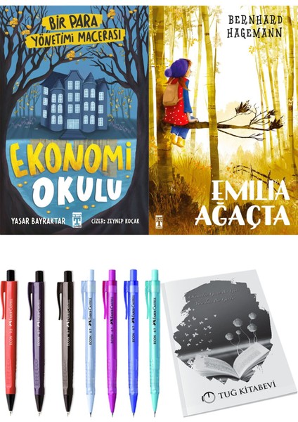 Emilia Ağaçta ve Ekonomi Okulu Bir Para Yönetimi Macerası 2'li Set - Kalem