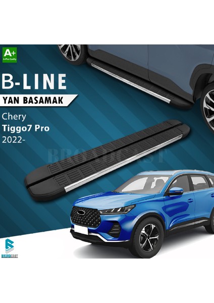 Chery Tiggo 7 B-Line Krom Yan Basamak 2022-SONRASI Uyumlu