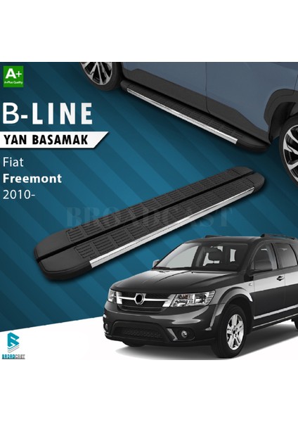Fiat Freemont B-Line Krom Yan Basamak 2010-SONRASI Uyumlu