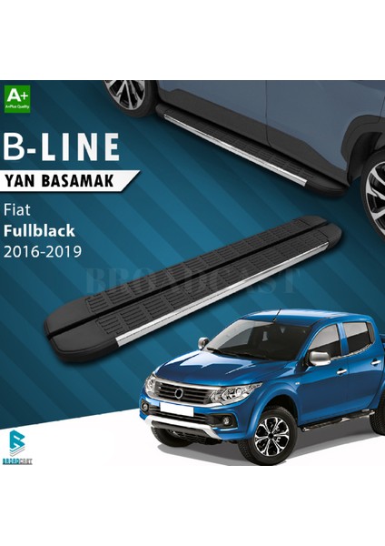 Fiat Fullback B-Line Krom Yan Basamak 2016-2019 Arası Uyumlu