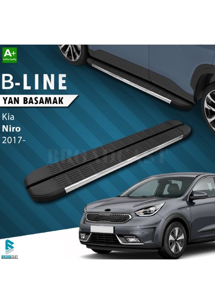 Kia Niro B-Line Krom Yan Basamak 2017- Sonrası Uyumlu