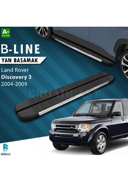 Land Rover Discovery 3 B-Line Krom Yan Basamak 2004-2009 Arası Uyumlu