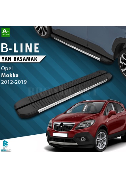 Opel Mokka B-Line Krom Yan Basamak 2012-2019 Arası Uyumlu