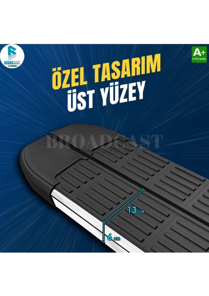 Opel Mokka B-Line Krom Yan Basamak 2012-2019 Arası Uyumlu