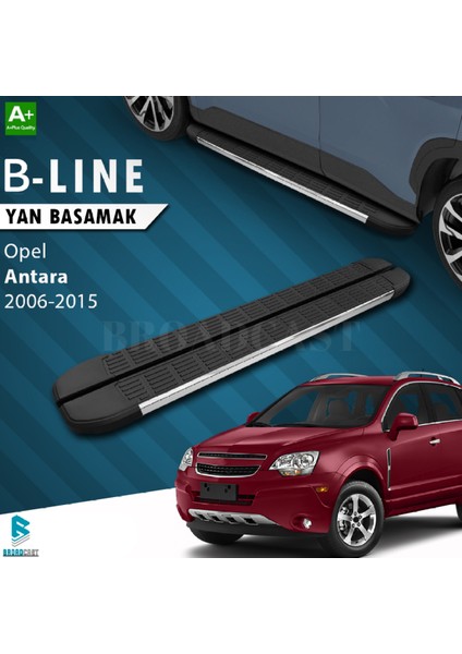 Opel Antara B-Line Krom Yan Basamak 2006-2015 Arası Uyumlu
