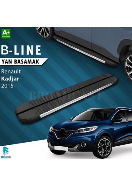 Renault Kadjar B-Line Krom Yan Basamak 2015-SONRASI Uyumlu