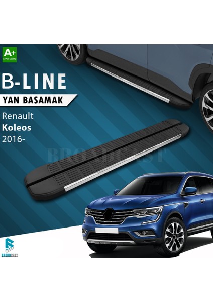 Renault Kaleos B-Line Krom Yan Basamak 2016-SONRASI Uyumlu
