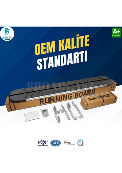 Renault Kaleos B-Line Krom Yan Basamak 2016-SONRASI Uyumlu