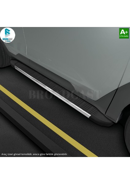 Renault Kaleos B-Line Krom Yan Basamak 2016-SONRASI Uyumlu