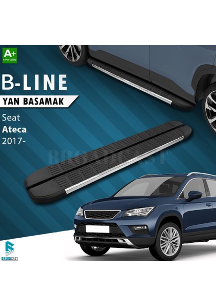 Seat Atece B-Line Krom Yan Basamak 2017-SONRASI Uyumlu