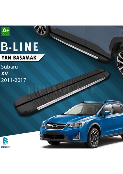 Subaru Xv B-Line Krom Yan Basamak 2011-2017 Arası Uyumlu