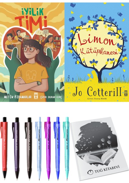 Limon Kütüphanesi ve İyilik Timi 2'li Set - Kalem