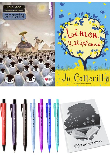 Limon Kütüphanesi ve Gezgin 2'li Set - Kalem