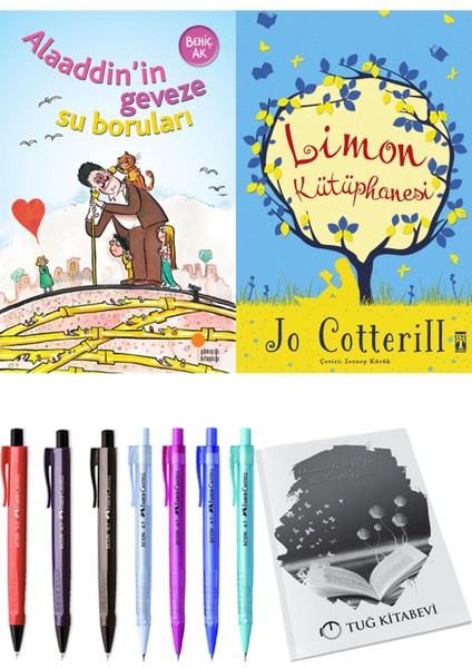 Limon Kütüphanesi ve Alaaddin’in Geveze Su Boruları 2'li Set - Kalem