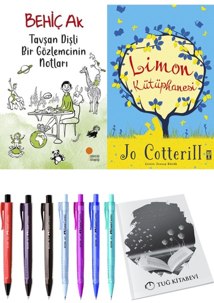 Limon Kütüphanesi ve Tavşan Dişli Bir Gözlemcinin Notları 2'li Set - Kalem