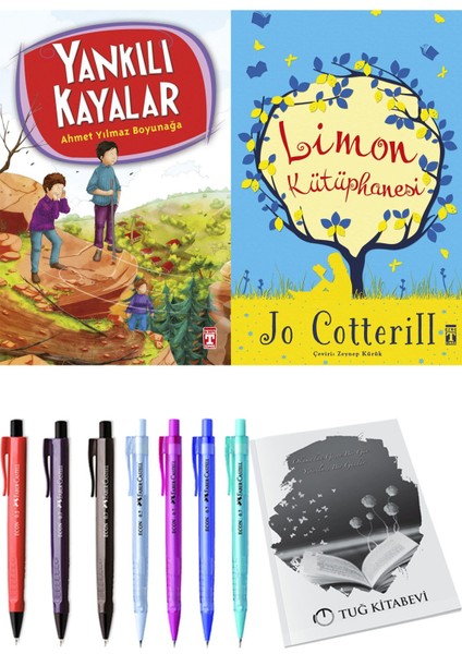 Limon Kütüphanesi ve Yankılı Kayalar 2'li Set - Kalem