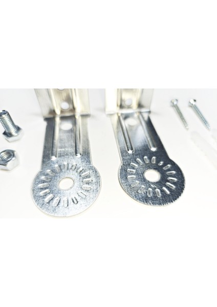 Infrared Soba Isıtıcı Duvara Montaj Askı Aparatı L Demir Takım Halinde fırsatları