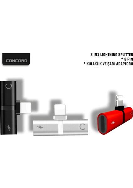 C-866 Lightning Splitter Çevirici Otg modelleri