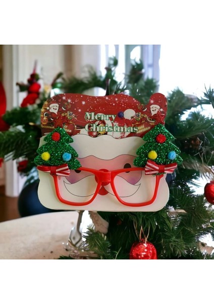Yılbaşı Parti Gözlük Çam Figürlü Gözlük Parti Gözlük Tek Ebat Yılbaşı Süs indirimleri