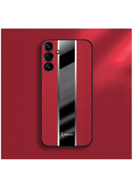 Samsung Galaxy A24 Uyumlu Kılıf Premium Deri Kılıf Kırmızı fırsatları