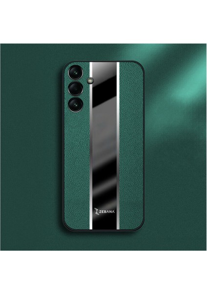 Samsung Galaxy A54 Uyumlu Kılıf Premium Deri Kılıf Yeşil fiyatları