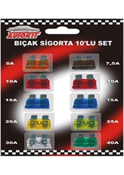 Sigorta Biçak 10LU Set 13