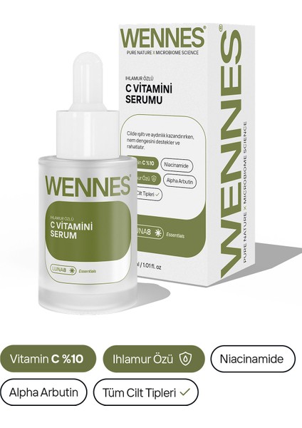 Luna8 %10 C Vitamini Serum