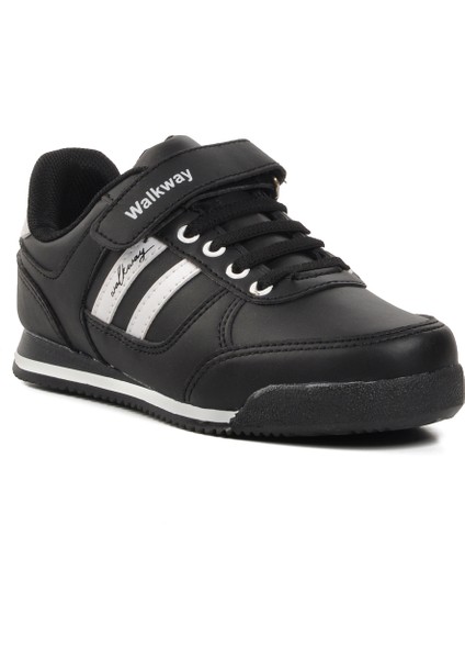 Siyah-Beyaz Çocuk Spor Ayakkabı