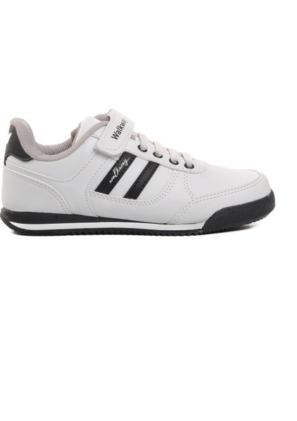 Beyaz-Siyah Çocuk Spor Ayakkabı modelleri