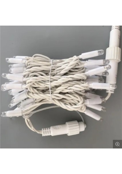 SSDESIGN-Çakarlı IP65 Waterproof Dış Mekan 100 LED 10 Mt. Yılbaşı Parti Organizasyon Eklenen LED Aydınlatma