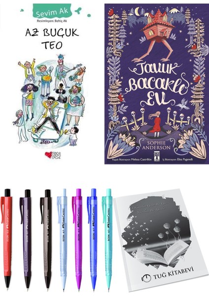 Tavuk Bacaklı Ev ve Az Buçuk Teo 2'li Set - Kalem