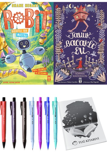 Tavuk Bacaklı Ev ve Robit 3 Gıcırtılı Bir Macera 2'li Set - Kalem